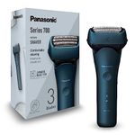 Panasonic ES-ALT4B 3-Blade Wet and Dry Electric Shaver for Men, Rechargeable, Skin Comfort Sensor, Multi-Flex 12D Head - Minimize The 5 o’Clock Shadow