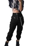 DINGJIUYAN Baggy Loose Pants,Winter high Waist Pants Women,Pant Sets,Dark Blue Pants Women Elegant