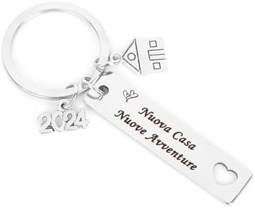LXSAZP Portachiavi Casa Nuova Regali Per La Casa Portachiavi Coppia Regali Di Coppia Idee Regalo Casa Nuova Idee Regalo Di Inaugurazione Della Casa Regalo Coppia Amici Portachiavi Casa Nuova 2024