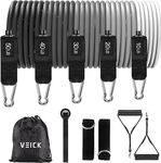 VEICK Resistance Bands, Exercise Bands, Workout Bands, Resistance Bands for Working Out with Handles for Men and Women, Exercising Bands for Strength Training Equipment at Home