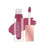 Swiss Beauty Hold Me Matte Liquid Lipstick | 12 Hours Stay | Non-Transfer Lipstick | Waterproof Lipstick with Intense Hydration| Shade - Mauve Tonight, 4.5ml