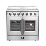 FORNO Galiano 36″ Freestanding French Door Electric Range