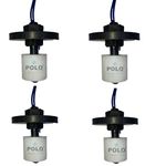 Polo Star Magnetic Float Sensor Switch for Water Level Controller | Top Mount | Vertical Mount | 2 Meter Wire with Weight | with Reversable NO – NC ( Pack of 4 )