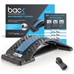 BACK Backboard Stretch, Multi-Level Spine Stretcher for Relaxation, Posture Corrector, Decompression and Pain Relief for Neck, Back, Shoulders and Sciatica