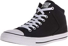 Converse Women's 151041f Sneaker, Black/Black/White, 11