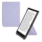 kwmobile Origami Case Compatible with Pocketbook InkPad 3/3 Pro/Color/Vivlio InkPad 3 Case - Slim PU Leather Cover with Stand - Lavender