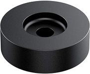 45 RPM Adapter for 7 Inch Vinyl Record, Manufactured From Aluminum For Stability and Durability, For All Turntables(Black)