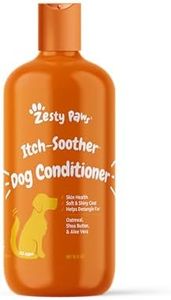 Dog Shampoo & Conditioner with Oatmeal & Aloe Vera - Grooming Pet Wash for Itchy & Sensitive Skin + Dandruff & Coat - Gentle Anti Itch Formula - Vanilla Bean Scent