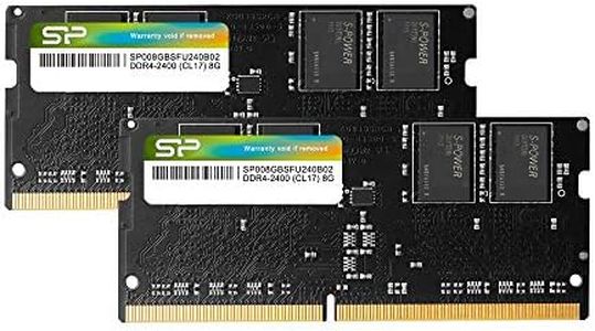 Silicon Power Lot de 2 Barrettes de mémoire DDR4-RAM-2400 MHz PC4 19200 260 Broches 1,2 V CL17 pour Ordinateur Portable 16 Go