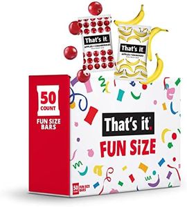 That’s It. Fun Size Fruit Bars Variety Pack(50 Pieces, 10g Each) With Apples + Bananas, Apples + Cranberries, Non-GMO, Paleo and Kosher Friendly, Gluten Free Breakfast Snacks