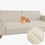 Muamar Dog Bed Cover Sofa Protector,Anti Slip Waterproof Sofa Covers for Living Room Couch Covers,Sofa Mat,Seat Cover,Dog Mat,Pet Pad for Furniture 1 Piece (30x82 inch, Cream White)