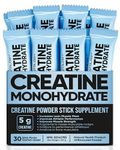 Nutratology Pure Micronized Creatine Monohydrate Powder | 5g Per Stick | Canadian Made | For Increase Muscle Growth & Strength | Supports Athletic Performance | Creatine for Women & Men | 30 Packs