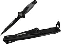 Cressi FINISHER KNIFE Dive Knife - Black, Adult