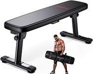 WINNOW Weight Bench Folding Workout Bench with Carrying Handle Flat Home Training Multiuse Fitness Bench