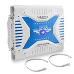 Pyle PLMRA430BT Elite Series Waterproof Bluetooth Amplifier (1000 Watt 4-Channel Bridge Ability Marine Amp)