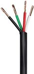 Monoprice Nimbus Series 16AWG 4-Conductor CMP-Rated Speaker Wire, 100ft