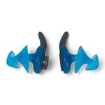 Speedo Unisex Biofuse Earplugs, Ergonomic Design, Ear Protections, Leak Free, USA Charcoal/Pool, One Size