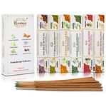 raajsee Incense Sticks 6 Pack Variety Set 15gm Each,Divine Meditation-Power Chakra-Eternal Blessing-Sensual Ecstasy- Sacred Ritual- Ancient Yoga- Spa Collection