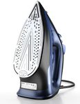 Sundu Steam Iron for Clothes with Rapid Heating Ceramic Coated Soleplate, 1700W Steam Iron with Precise Thermostat Dial, Self-Cleaning, Auto-Off, 15.21oz Water Tank for Home Clothes Ironing Use