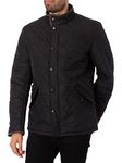 Barbour Men's Powell Quilted Jacket, Blue, XL