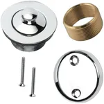 Conversion Kit Bathtub Tub Drain Assembly, All Brass Construction (Chrome)