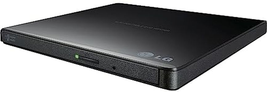 LG Electronics 8X USB 2.0 Super Multi Ultra Slim Portable DVD+/-RW External Drive with M-DISC Support (Black)