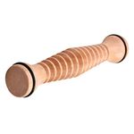Exceart Wooden Foot Roller Massager Plantar Fasciitis Relief Wood Cellulite Muscle Foot Back Leg Massager Roller Acupressure Point Roller