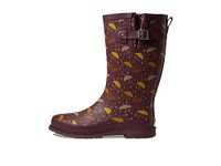 Western Chief Women's Printed Rain Boot, Pouring Tall, 4 UK