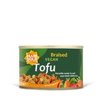 Marigold Health Foods Vegan Braised Tofu in Can - Vegan & Gluten Free - High in Protein - 225g (Pack of 3)