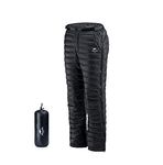 Naturehike Winter Thick Down Trousers Snow Skiing Thermal Heat Hot Outdoor Windproof Down Pants Black