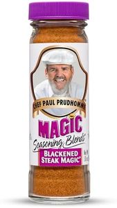 Chef Paul Magic Seasoning Blends Blackened Steak Magic | Bold Flavor for Steak & Beef | Gluten-Free Seasoning for Grilling, Roasting & BBQ | Spice Blend with Garlic & Chili | 1.8 oz (Pack of 1)