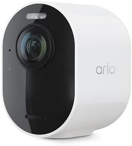 Arlo Ultra 2 Spotlight Camera - Wireless Home Security Camera with Color Night Vision, Motion Sensor, 4K HDR & 2-Way Audio - White, Add-On (Camera Only, SmartHub Sold Separately), VMC5040-200NAS