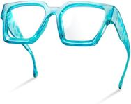 livho Blue Light Blocking Glasses for Women, Blue Light Glasses Oversized Rectangle Chic Preppy, Fashion Glasses