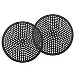 2 Pack Good Grips Shower Stall Drain Protector, Bathtub Drain Cover, Drain Protector, Stainless Steel and Silicone