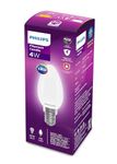 Philips 4-Watt 400-lumen Clear Candle E14 Base (Warm White) - Decorative, Ambience for Chandeliers, Wall lights, Desk lamps, Floor lamps