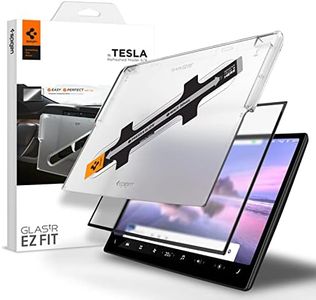 SPIGEN EZ Fit GLAS.tR Anti-Glare Screen Protector Designed for Tesla Model S/X Slim 9H Tempered Glass [1-Pack] - Black