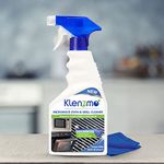 Klenzmo Microwave Oven & Grill Cleaner Spray with Microfiber Cloth | Cleaning Liquid for Microwave Ovens, Chimney hoods, Grills, OTG, Gas Stove, Exhaust Fan | Kitchen Cleaner/Cleaners 450ml