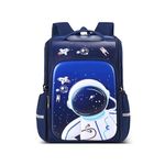 bosig® 2024 New Model Astronaut Design School Bag 3D Hard Shell Bag Cute Stylish Backpack Blue, Children's Gifts Girls and boys Kids Ideal (SMALL ASTRONAUT)