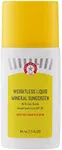 First Aid Beauty Weightless Liquid Mineral Sunscreen with Zinc Oxide SPF 30 – Luxuriously Light for Everyday Use – 1.5 oz