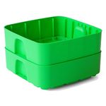 FCMP Outdoor - Expansion Tray Set for The Essential Living Composter, Green