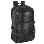 Deluxe See Through Mesh Backpack wi
