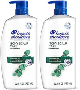 Head & Shoulders Itchy Scalp Care Dandruff Shampoo, Anti-Dandruff Treatment, Infused with Eucalyptus, 32.1 Fl Oz Each, Twin Pack