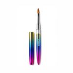 SHILLS PROFESSIONAL Rainbow Acrylic Brush 06 SPN 11150 Professional Nail Brush for Acrylic Extensions & Nail Sculpting