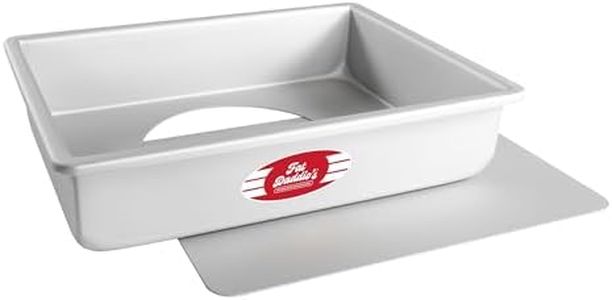 Fat Daddio's POBCC-9133 Anodized Aluminum Sheet Cake Pan with Removable Bottom, 9 x 13 x 3 inch