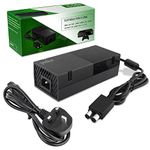 Xbox One Power Supply Brick, Ponkor AC Adapter Charger Cord Replacement Kit with Power Cable for Microsoft Xbox One, 100-240V Worldwide Version