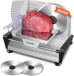 Meat Slicer with 2 * 19cm Blade, El