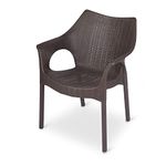 Supreme Cambridge Without Cushion Chair (Plastic,Wenge,1 Piece)