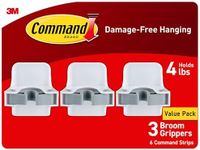 Command Broom and Mop Grippers, 3 H