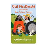 Yoto Old Macdonald & Other Pre-School Songs – Kids Musical Card for Use with Yoto Player & Mini All-in-1 Audio Player, Screen-Free Listening with Fun Singalong Music for Playtime & Travel, Ages 1+