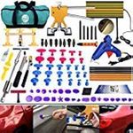 GLISTON DIY Paintless Dent Repair Kit 89pcs Dent Puller Slide Hammer PDR Tools for Car Hail Damage Dent & Ding Remover